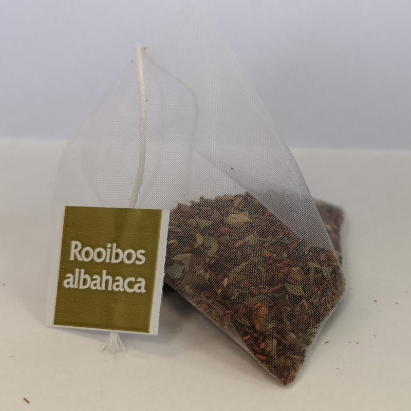 Pirámide Infusión Rooibos Albahaca ECO - 15 uds